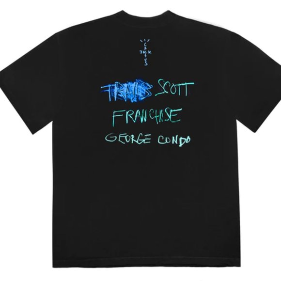 Travis Scott Portrait of Travis Title TShirt Black - Picture 2 of 2